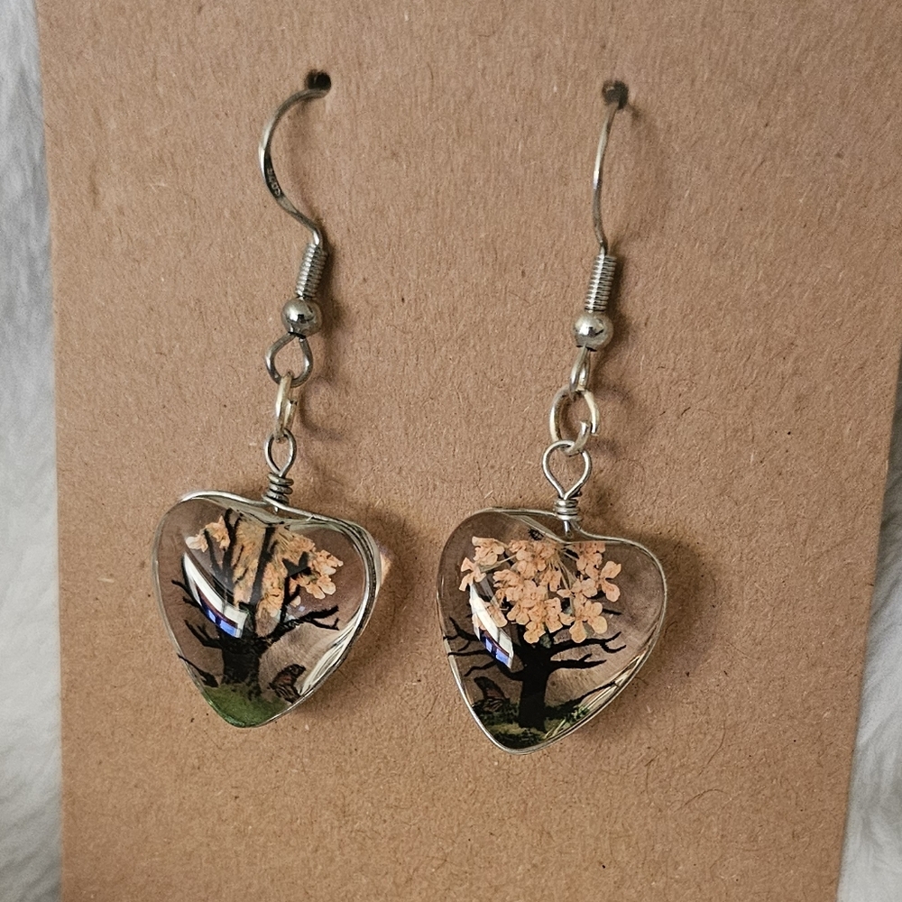 Elegant Tree Design Earrings